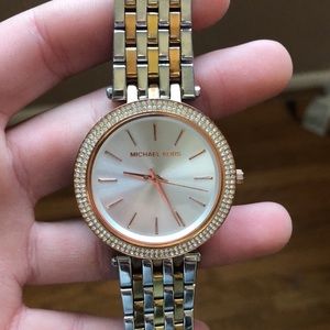 Gold and Silver Michael Kors Watch